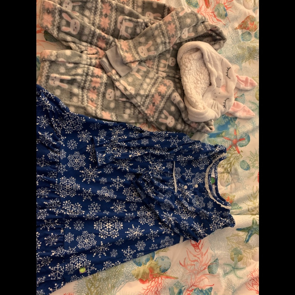 Cozy winter PJ’s for kids, size 7